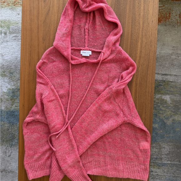 Lovers + Friends Sweaters - Lovers + Friends Pink Hooded Sweater